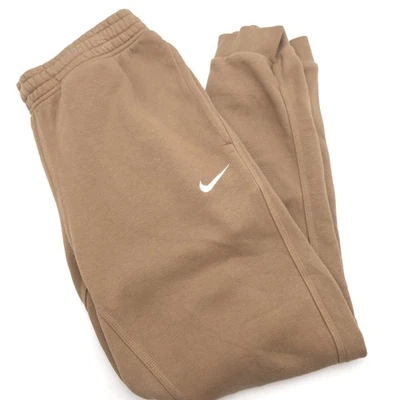 Nike Sportswear Club Fleece Tapered Joggers Men's M Tan Brown 826431-258 - Image 1 of 4