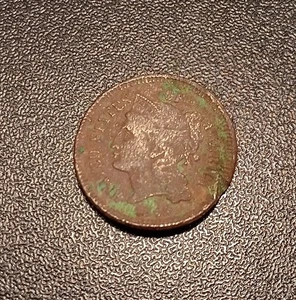 USA 3 Cents~ Three Cent Nickel 1865~* AG~ Damaged  - Picture 1 of 6