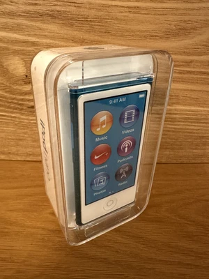 *SEALED* BLUE 16GB APPLE IPOD NANO 7th GEN GENERATION A1446. - Image 1 of 3