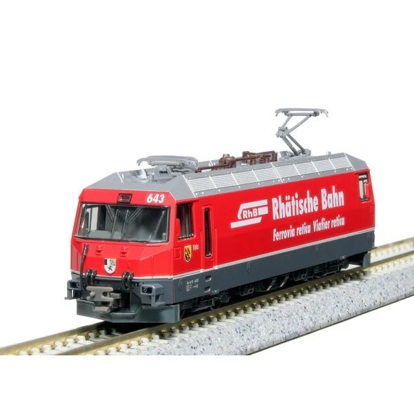 KATO 3101-7 N Scale Alpine Locomotive Ge4/4-Ⅲ 643 RhB Logo Railway Model new JP - Image 1 of 4