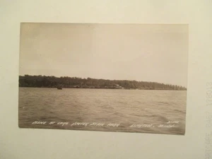 RPPC Slayton Minnesota Postkarte Lake Shetek State Park Echtfoto MN - Bild 1 von 2