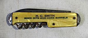 Vintage Klapp Taschenmesser Werbung "H. C. Smith" - Quick Point St. Louis - Bild 1 von 1