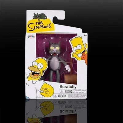 Figura de acción rasca y gana de Los Simpson escala 2 1/2" Springfield’s Most Battered Foto 1 de 4