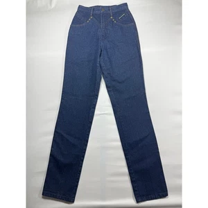 Vintage Rockies Women's Straight Leg Western Denim Jeans - Size 7 (27x36.5) - Picture 1 of 5