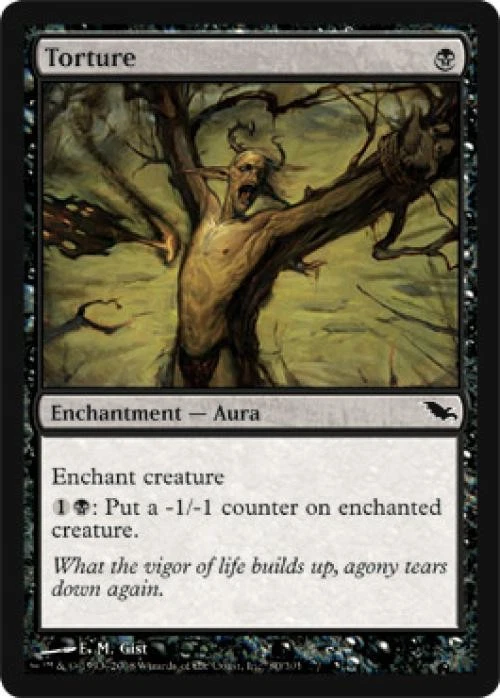 Torture - Light Play MTG Shadowmoor - Image 1 of 1