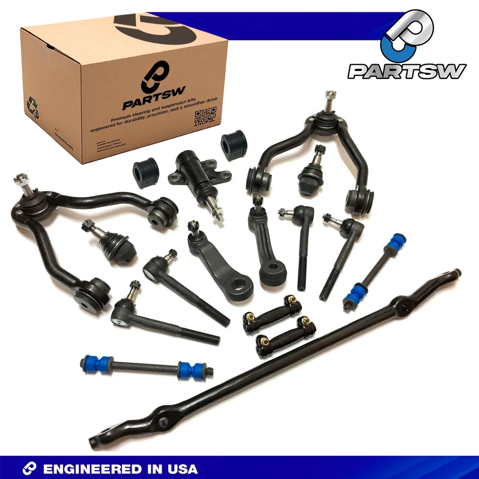 PartsW Chevrolet K1500 GMC K1500 18Pc Front Inner & Outer Upper Lower Suspension - Image 1 of 4