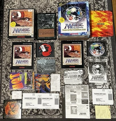 Magic: The Gathering - Vintage, PC Big Box 1997, MicroProse, Rare - Lot Of 2 - Image 1 of 4