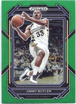 Selecciones del draft de Panini Prizm 2023 - Jimmy Butler #56 Green Prizm Foto 1 de 2