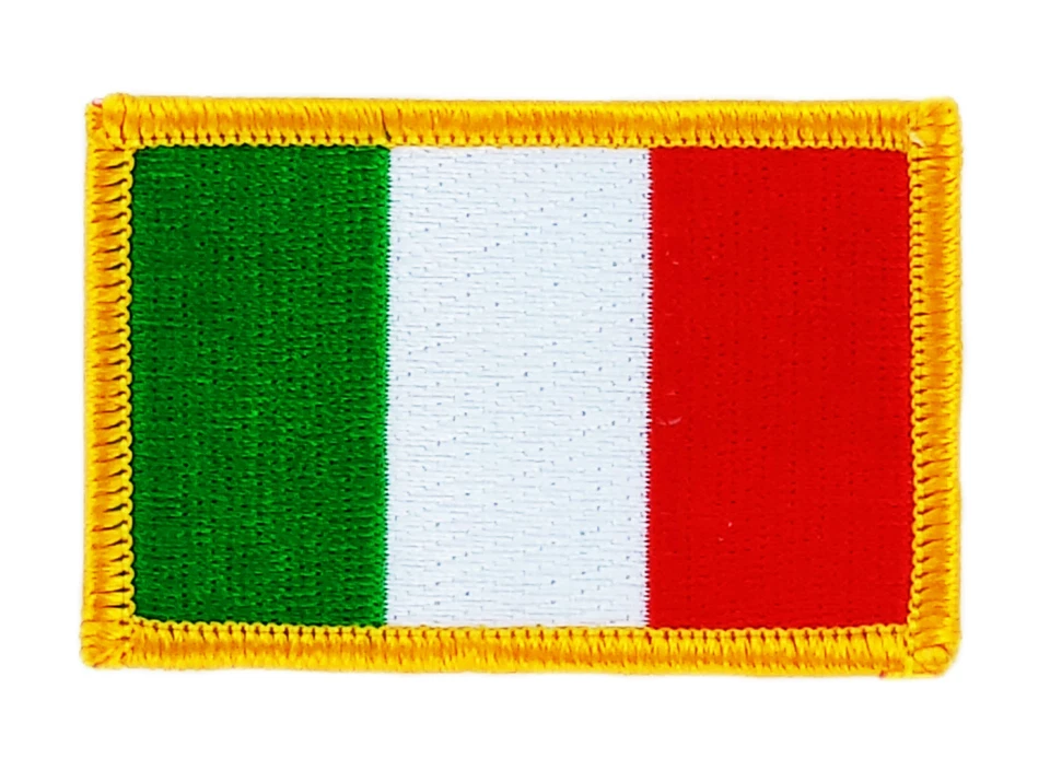 FLAG PATCH PATCHES ITALY ITALIA ITALIAN IRON ON COUNTRY EMBROIDERED WORLD SMALL - Image 1 of 1