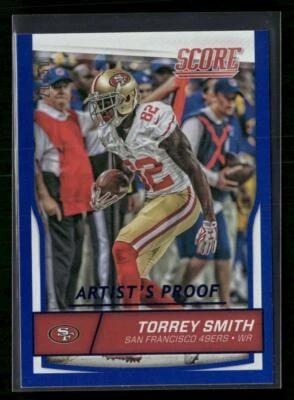 2016 Score #274 Torrey Smith Jumbo Artist's Proof #/50 - Image 1 of 2