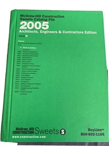 2005 McGRAW-HILL CONSTRUCTION SWEETS CATALOG FILE VOL 5 Professionals Edition - Picture 1 of 4