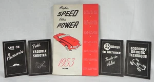 "Higher Speed Extra Power" 1953 Motorist Manual + 4 Booklets, Speedway Books, VG - Picture 1 of 11