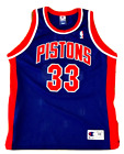 Vintage Champion 90s GRANT HILL Detroit Pistons Authentic Jersey 48 XL HEAVY