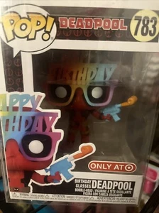 Funko - Birthday Glasses Deadpool 783 - Target Exclusive W/ Protector - Picture 1 of 12
