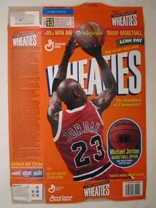 Leere WEIZEN Müslischachtel 1997 18oz Michael Jordan [G7E2d] - Bild 1 von 2