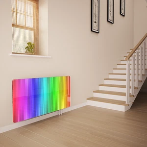 Glass Radiator Cover Printed - Spectrum - Made By Premier Range - Picture 1 of 6