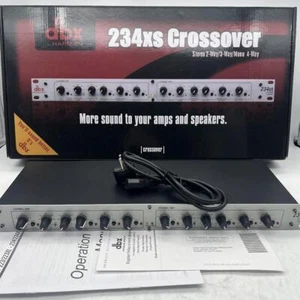 New dbx 234xs Crossover Stereo 2-Way/3-Way/Mono 4-Way 110V~50/60Hz - Picture 1 of 7