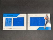 2016-17 PANINI PLAYBOOK AJ HAMMONS #12 ROOKIE JUMBO JERSEY BOOK 67/99 MAVERICKS