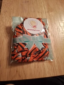 Tiger Stripes with Claw Marks Scrunchie Hair Tie, Tiger Scrunchys, Tiger Claw... - Picture 1 of 1