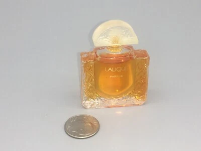 Lalique Parfum Mini Bottle .15 US Fl Oz  Made in France - Image 1 of 3