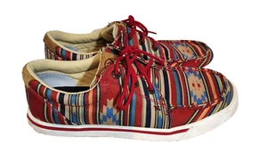Twisted X Hooey Fiesta Azteken Western Schnürschuh Whyco18 Größe 7M - Bild 1 von 10