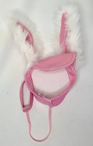 Build A Bear Rosa Blanco Orejas de Conejo Sombrero Visera Disfraz de Pascua Ropa para la Cabeza - Imagen 1 de 4