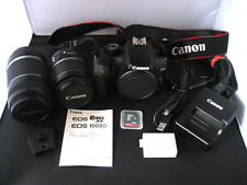 Canon EOS 1000D Digital Camera + 2 Lenses + Battery & charger + Bag + Tripod ...