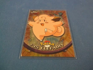2000 tarjeta de Pokémon cromada Topps # 35 animación de TV Clefairy nueva como nueva - Imagen 1 de 2