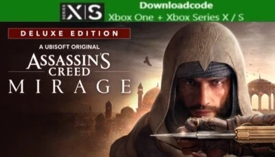 NEU für XBOX One Series X S Spiel Assassin’s Creed Mirage Deluxe Edt Downloadkey - Bild 1 von 4