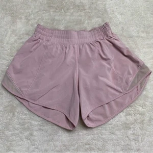 Lululemon Women's Pink Hotty Hot Short II Size 4 Tall - Picture 1 of 11