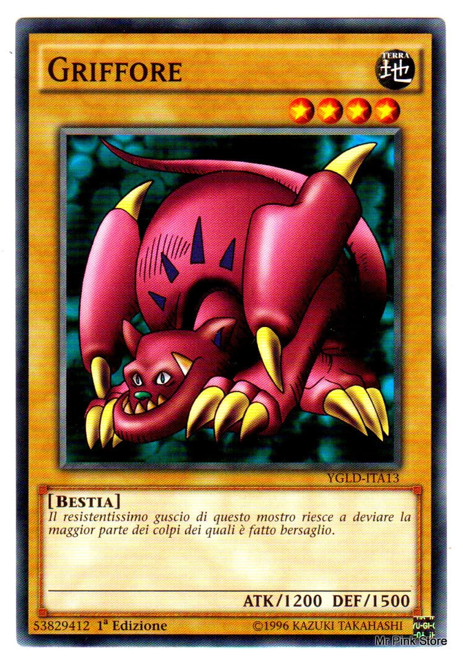 GRIFFORE 1^ Edizione in Italiano YGLD-ITA13 Comune YUGIOH - Immagine 1 di 1