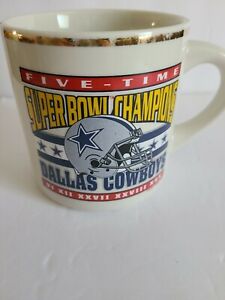 Dallas Cowboys Mug Vintage NFL Super Bowl XXX 30 Football Collectors Cup Ceramic