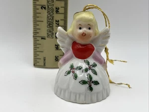 Porzellan Weihnachten Engel Glocke Ornament Vintage Japan - Bild 1 von 7