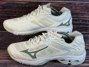 Mizuno Sneaker Womens 12 White Wave Lightning Z5 Athletic Running Laced Up - Picture 1 of 11