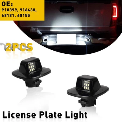 2 PCS LED Light For 1992-1999 License Plate GMC C1500 Suburban C2500 K1500 K2500 - Image 1 of 4