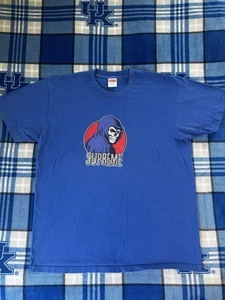 Supreme Grim Reaper Tee Men’s Large L Blue T Shirt - Picture 1 of 6