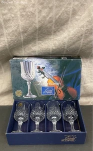 Cristal D'Arques Longchamp Set of 4 Goblets - Picture 1 of 6
