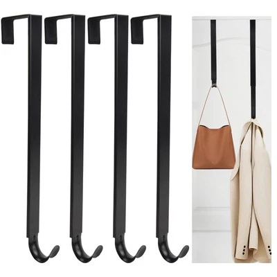 Over Door Hooks Adjustable 15-25 Inch 4 Pack Towel Rack Organizer Heavy Duty - Image 1 of 4