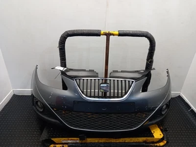 SEAT IBIZA Front Bumper 2011-2015 Hatchback Monsoon Grey X7R 6J0807217H  - Image 1 of 4