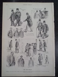 Justices Supreme Court Pennsylvania Ave Washington Frank Leslie's 1894 Original - Picture 1 of 1