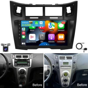 2+32GB 9" Für Toyota Yaris XP90 2005-2011 Android 15 Carplay GPS Navi Autoradio - Bild 1 von 21