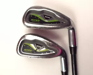 Nitro Crossfire Golf Club Irons for Juniors Kids 7 & 9 RH Graphite Shaft Jr Flex - Picture 1 of 1