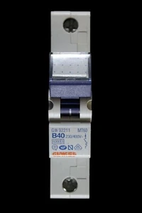 GEWISS 40 AMP CURVE B 6kA MCB CIRCUIT BREAKER GW92211 MT60 - Picture 1 of 6