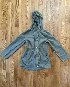 C&C California Girls Army Green Lightweight Cargo Jacket  - Picture 1 of 5