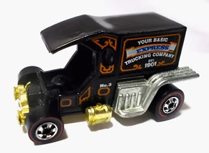 💚⭐️Hot Wheels T-Totaller Black 1976 Custom Made Redline Super Clean Nice 🇺🇸😎 - Picture 1 of 11