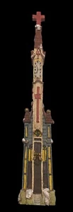 Vintage Resina Intagliata Collezione Windsor Chiesa Cattedrale Usato Alto 11,5” - Foto 1 di 24