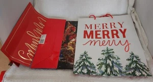 Christmas Gift Totes- Large - Lot of 3) - Picture 1 of 4