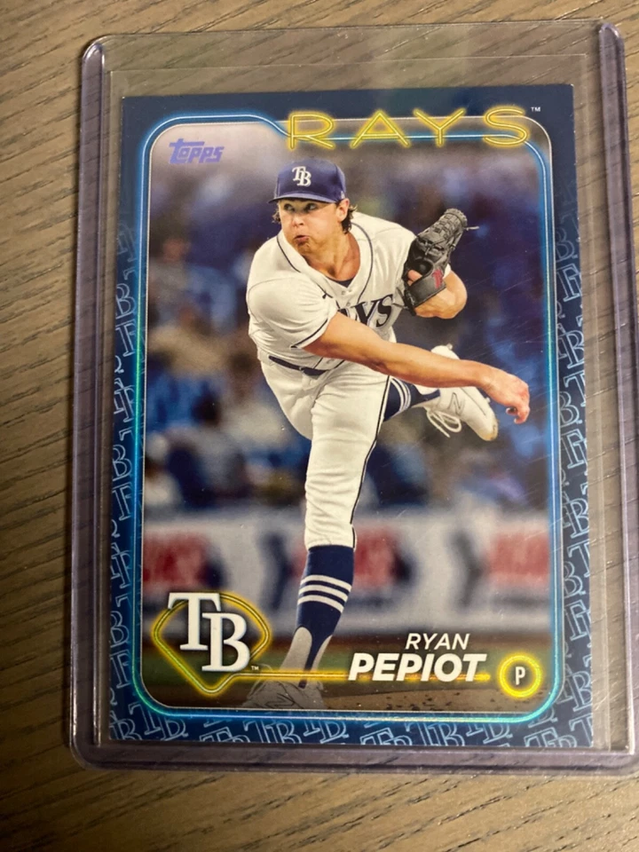 2024 TOPPS SERIES 2 SSP TEAM BORDER COLOUR RYAN PEPIOT #411 TAMPA BAY RSYS-SSP - Image 1 of 1