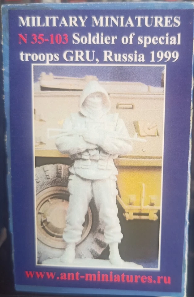 MODELLISMO - Speciasl Troops GRU Soldier Russia 1999 - ANT35-103 min. 1/35 - Immagine 1 di 1