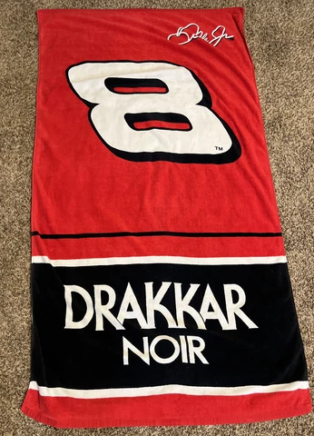 Nascar Dale Earnhardt Jr #8 Oversized 36 X 64 Beach Towel Drakkar Noir Race Car Cover